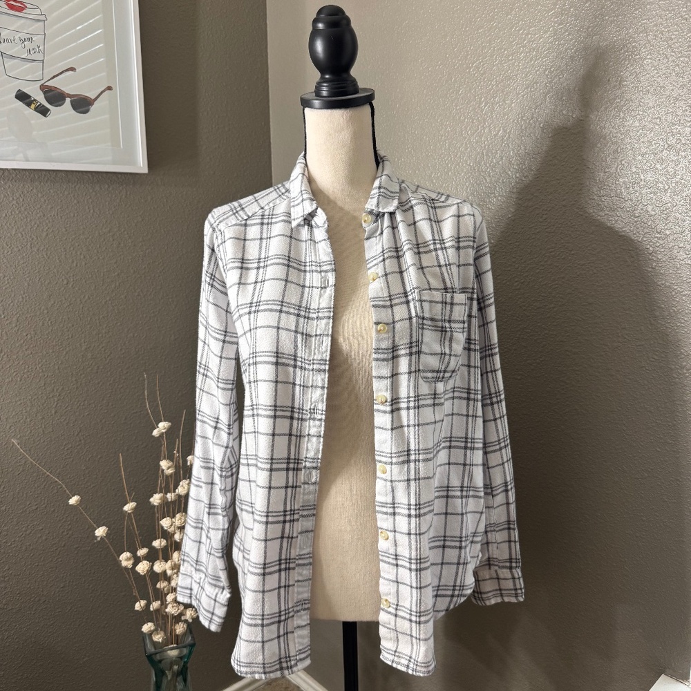 Hollister Oversized Boyfriend Flannel